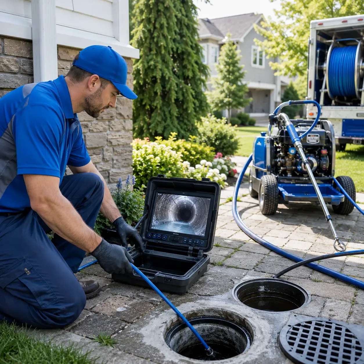 Outdoor drain cleaning professionals serving Lovelady, TX